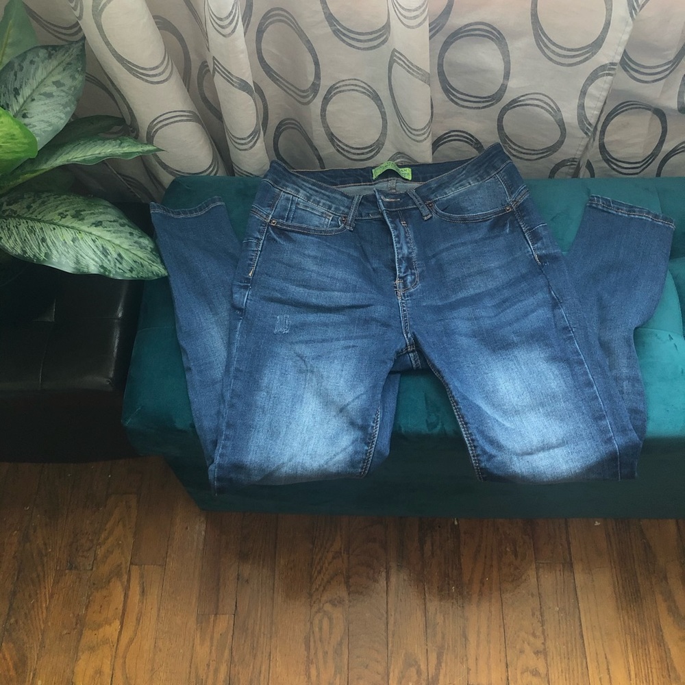 Fashion Nova Blue Stretch Jeans